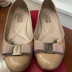 Salvatore Ferragamo ballet flats in used condition